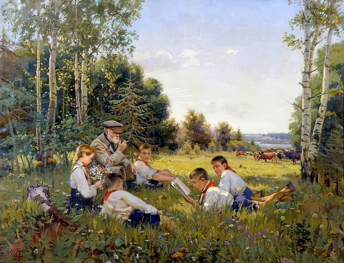 "Педагогика — первое и высшее из искусств, потому что она стремится к выражению совершенства не на полотне, не в мраморе, а в самой природе человека" К.Д. Ушинский