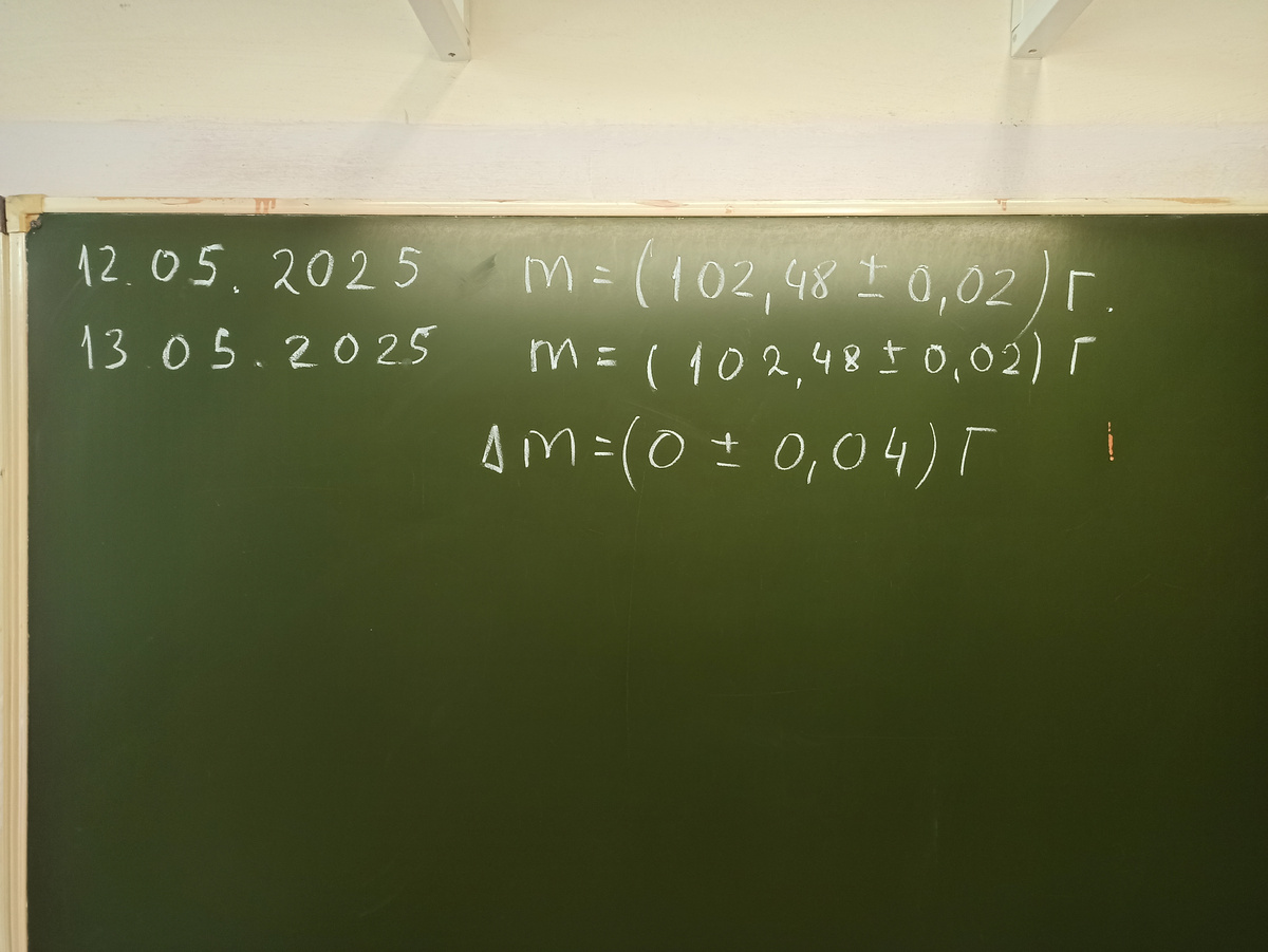 В принципе, это два одинаковых результата. Погрешность разницы 0,04 г - это если предположить, что характер погрешности случайный, в чём я сомневаюсь. 