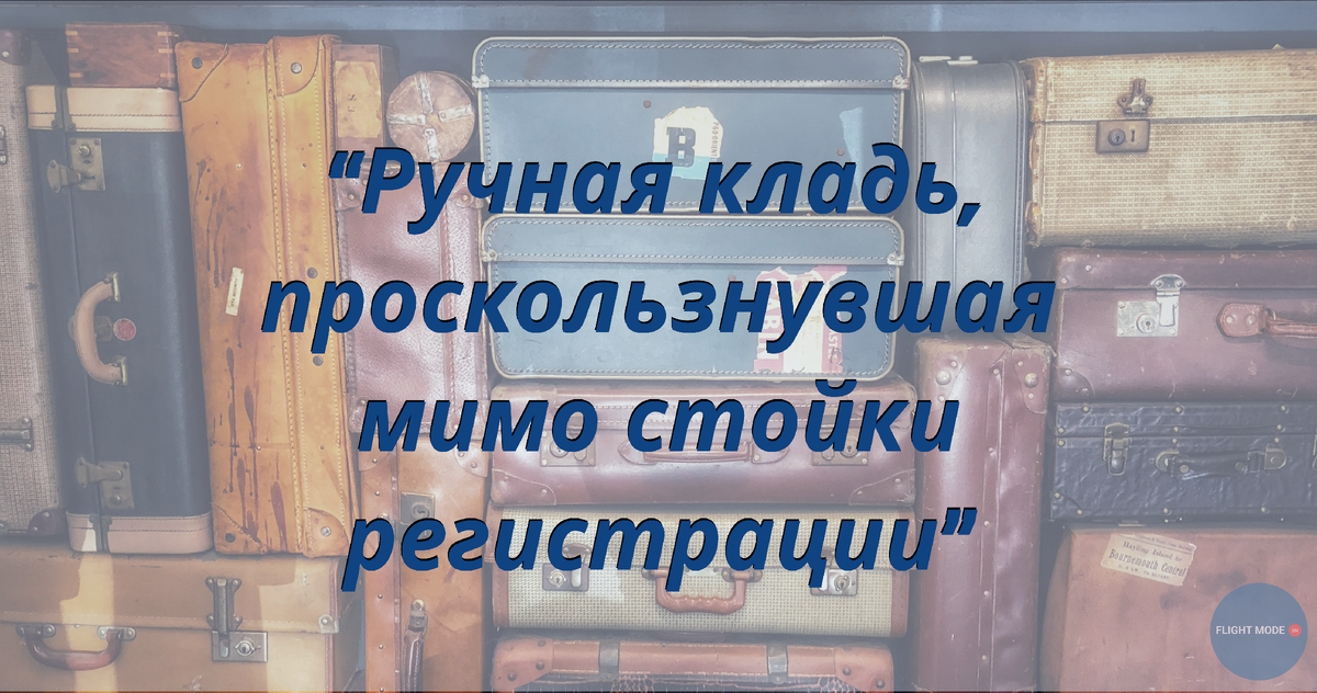 #ручная кладь#дополнительное место ручной клади