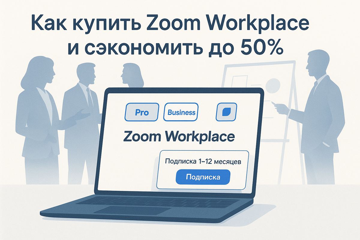 Как выгодно купить подписку Zoom Workplace (Pro/Business) на 1–12 месяцев в 2025 году