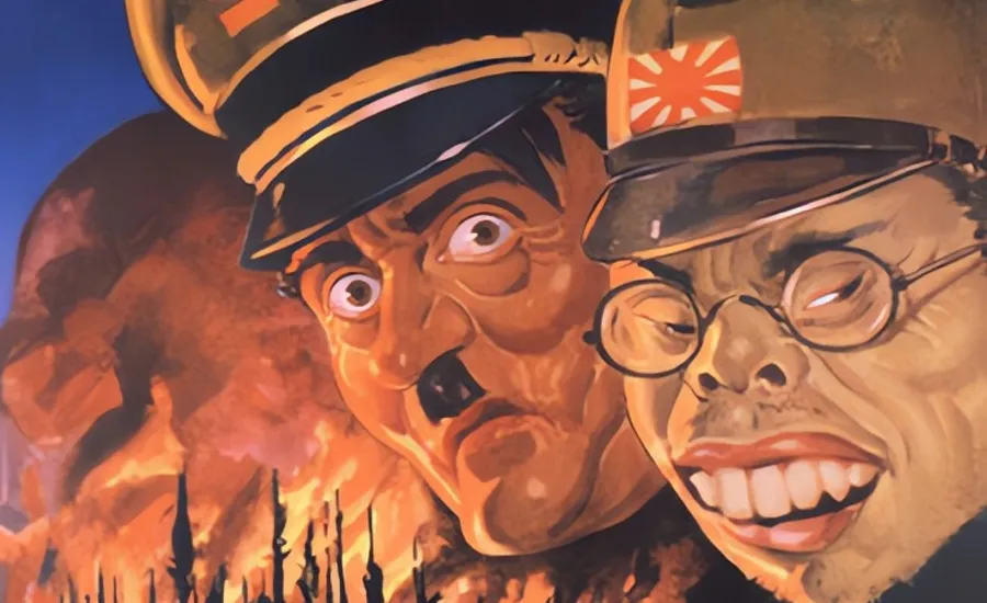 Американский пропагандистский плакат неизвестного художника, 1940-е гг.