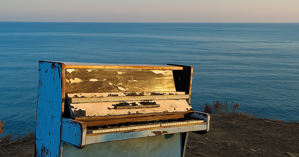 🎹 Пианино у воды — заброшенная мелодия острова