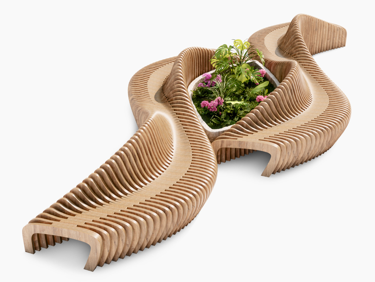 Параметрическая скамья Tsunami GI5 от iParametric