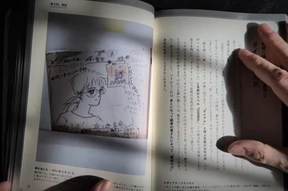    Страницы из книги Рё Тацуки. Кадр из видео