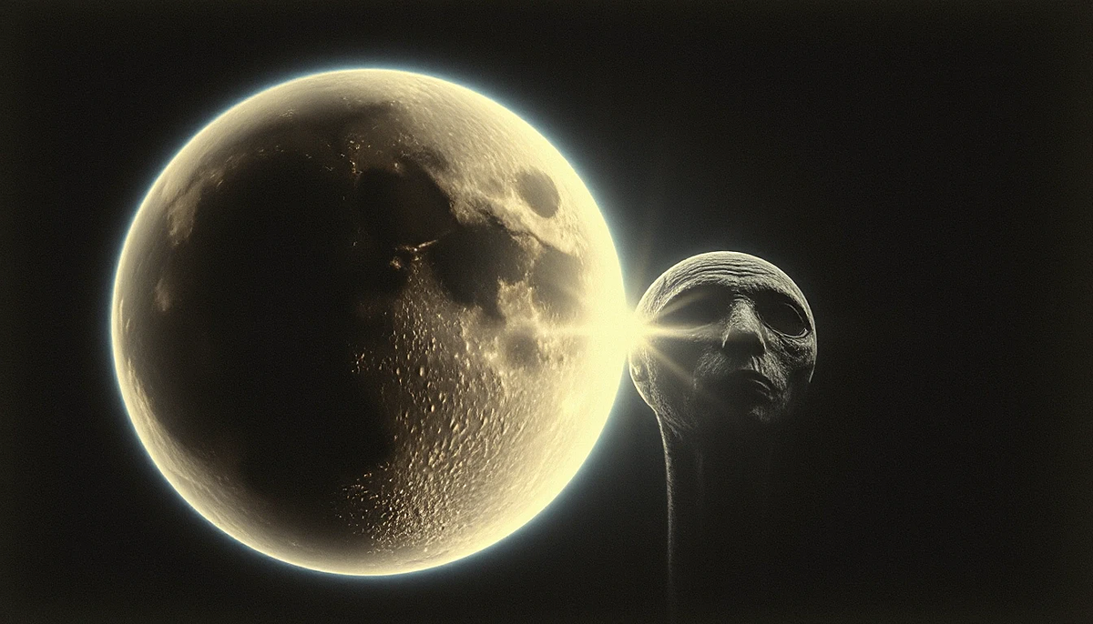 Неужели таинственный собеседник посылал сигналы с Луны?