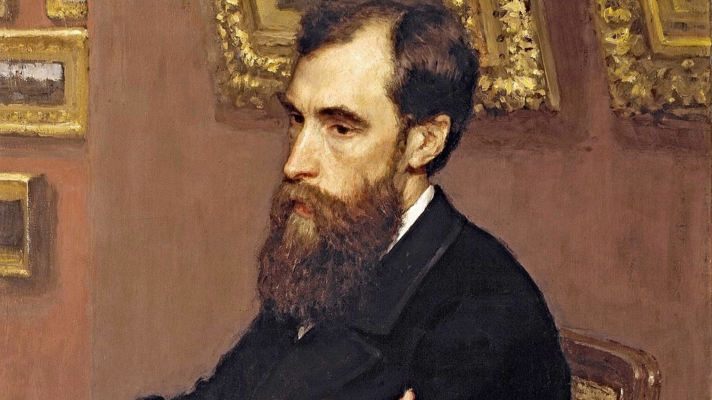 Павел Третьяков. Портрет работы Ильи Репина, 1883 год