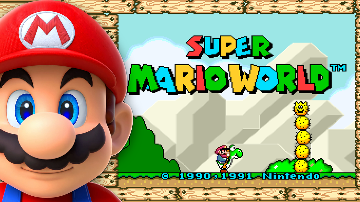 Super Mario World лучшая игра платформер Super Nintendo