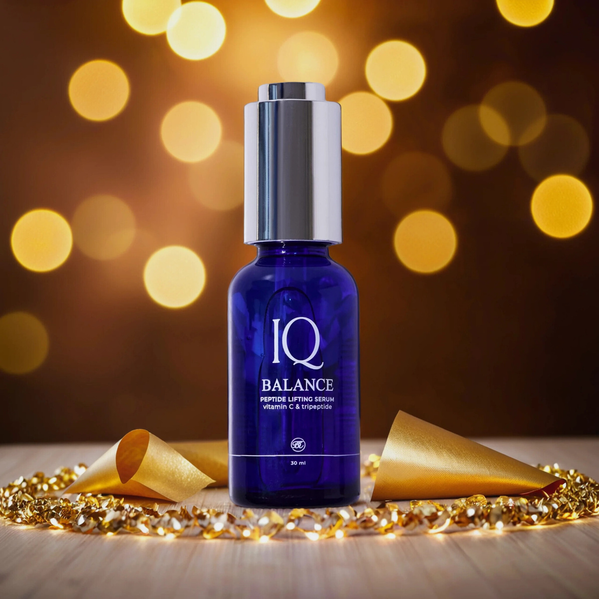 Антивозрастная сыворотка для лица IQ BALANCE с пептидами и витамином С. OZON: арт. 1856657269 WB: арт. 332769675