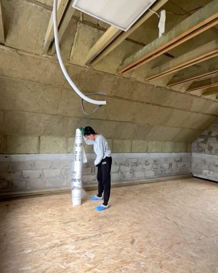 Взяли пароизоляцию