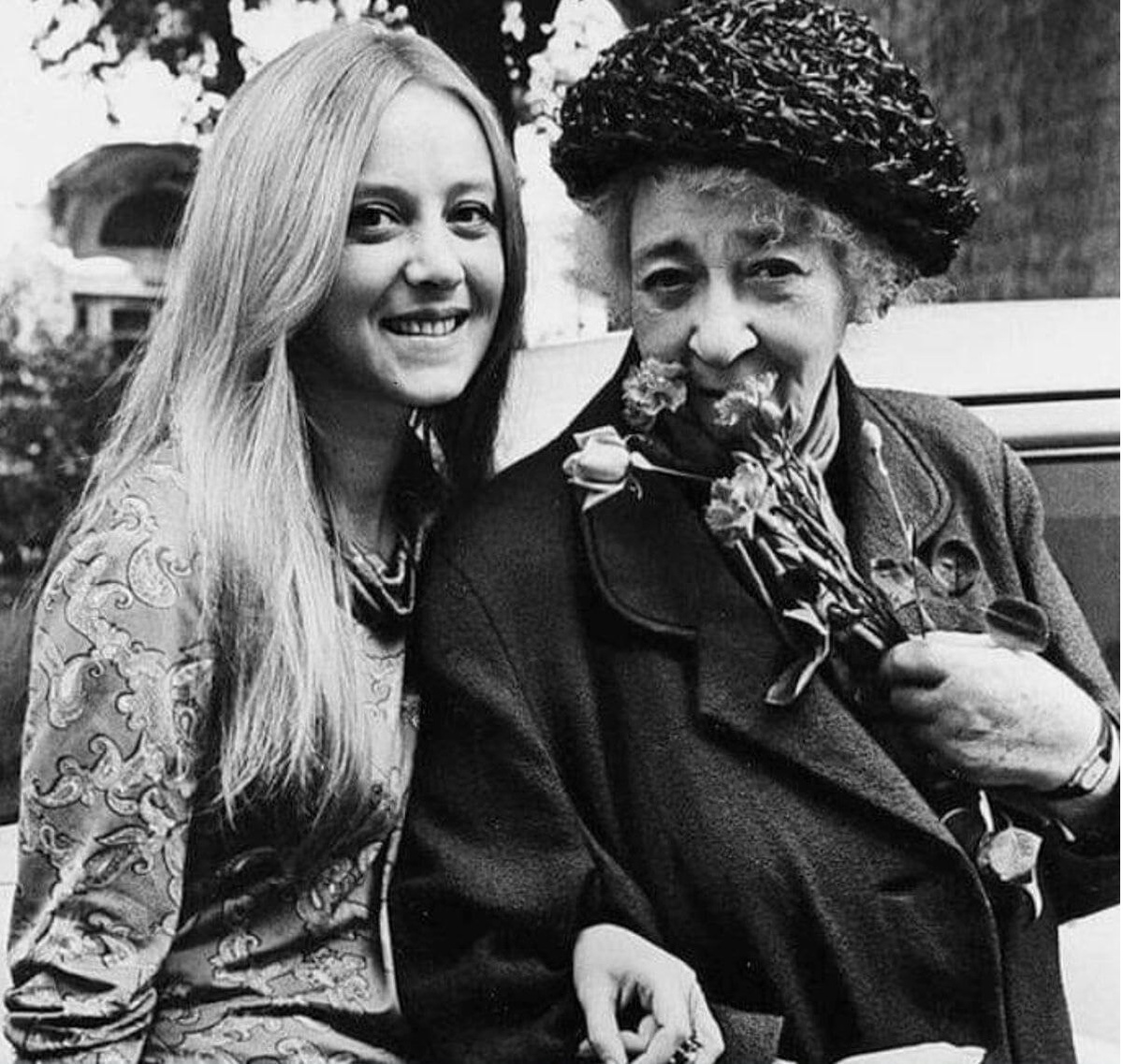 Μapгapитa Тepeхoвa и Φaинa Рaнeвcкaя, 1970 год.
