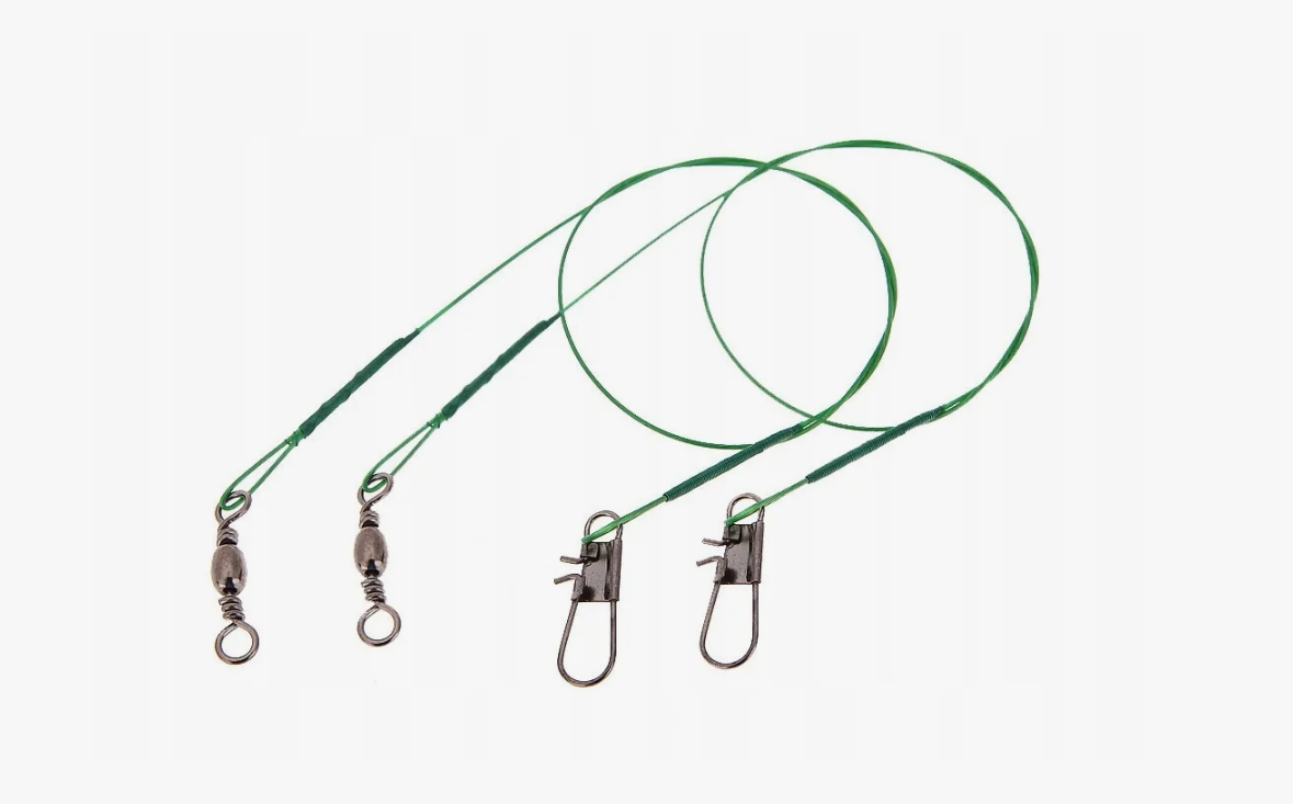 Вот такие дешёвые поводки я называю мягкой струной. Источник фото carpsklad.com