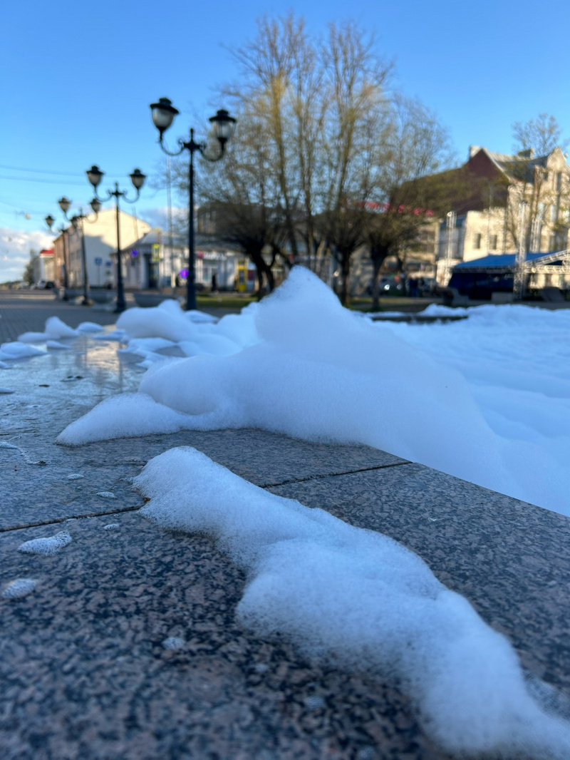    Пена через край лилась из фонтана в Сортавалепаблике «Подслушано в Сортавала»