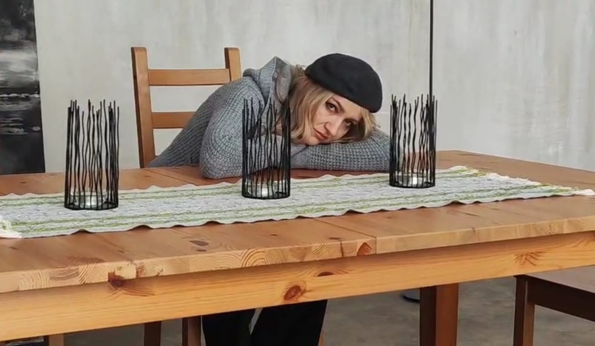 Женщина в берете