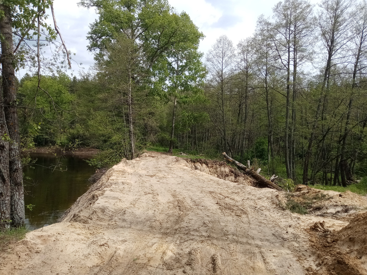 Вид на старую часть плотины