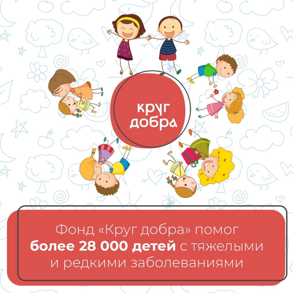    28 тысяч российских детей получили помощь Фонда «Круг добра»