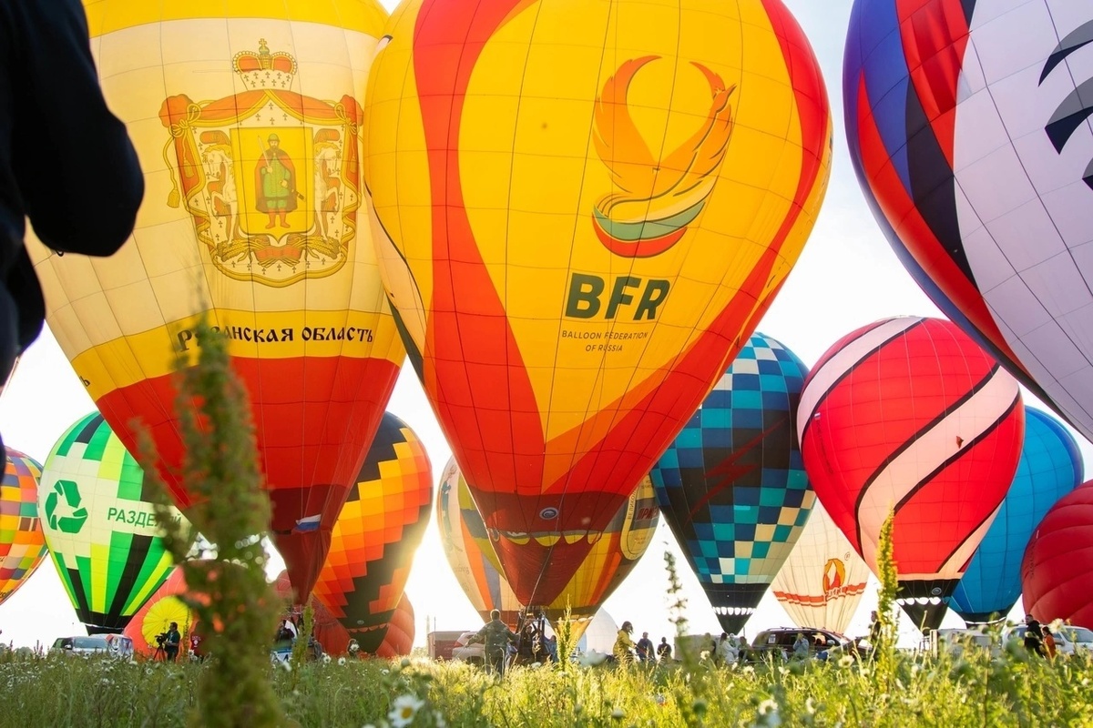 Аэростаты в г. Великие Луки.