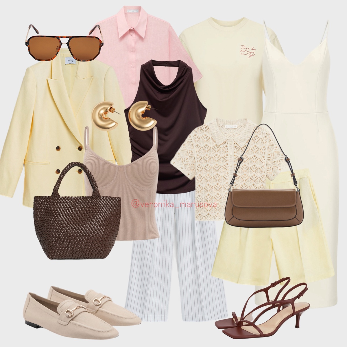 Гардеробная капсула на лето 2025