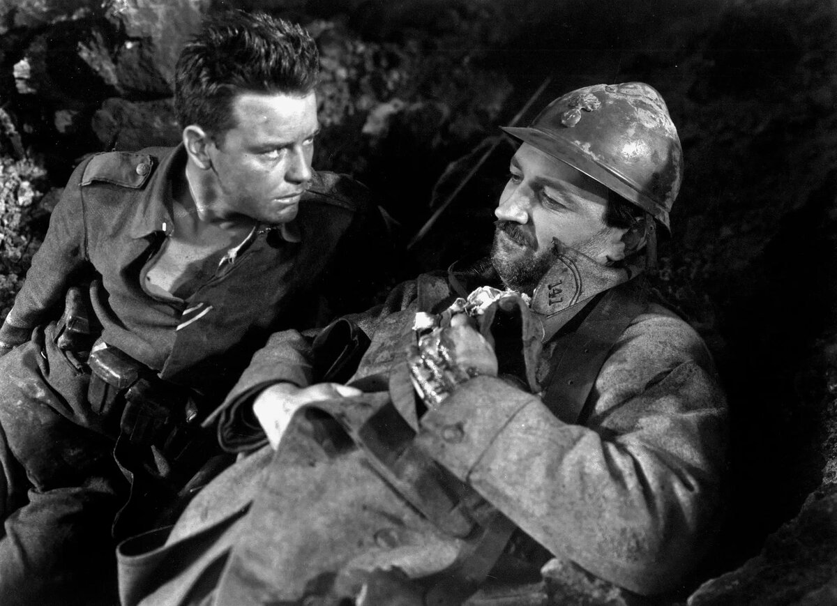 Кадр из первой,  на мой взгляд самой лучшей, экранизации "На Западном фронте без перемен".