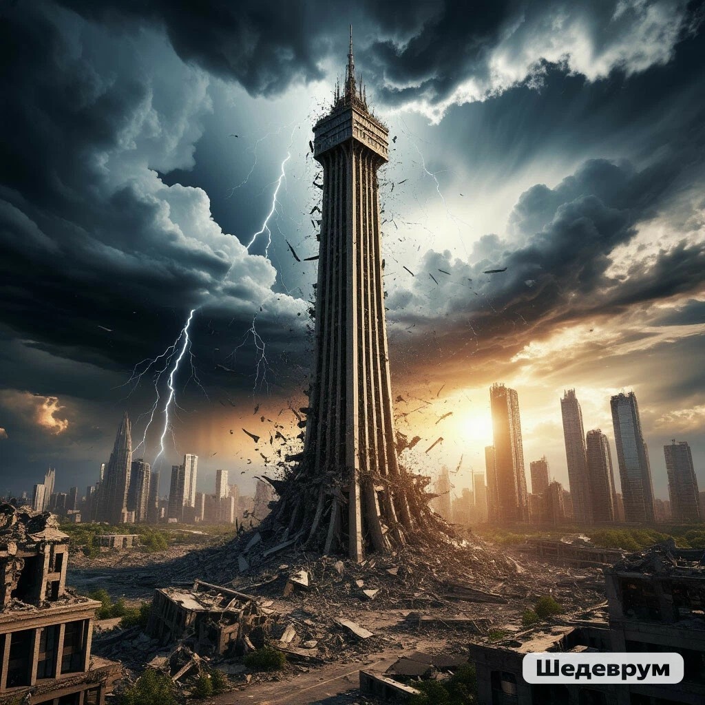 Энергетика Башни глазами нейросети Шедеврум