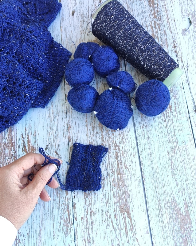 Остатки хлопковых нитей.