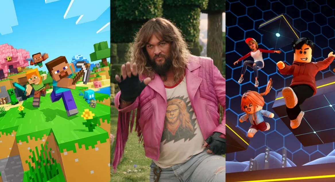 Игра Майнкрафт , фильм Майнкрафт ,Игра Roblox.