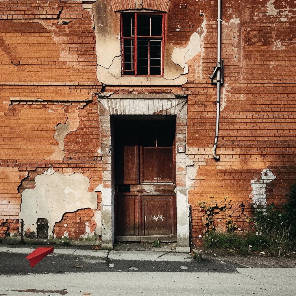 А дальше она вошла в подъезд ... какого-то дома...