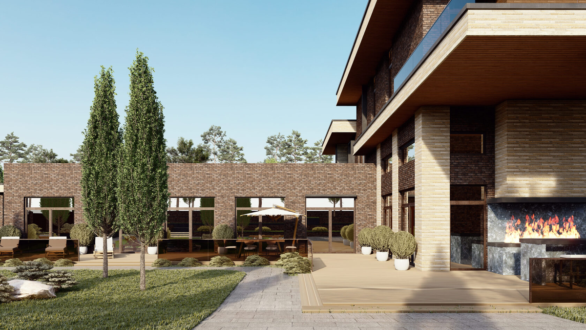 Реконструкция дома "Наследние -1" в КП "Усадьба Бергов". Архитектурно-строительная компания MYE.