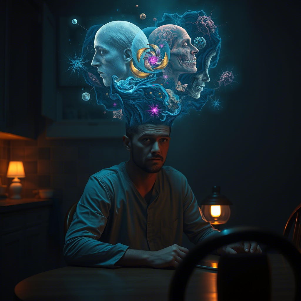 вечером я сидел на кухне, уставший и злой