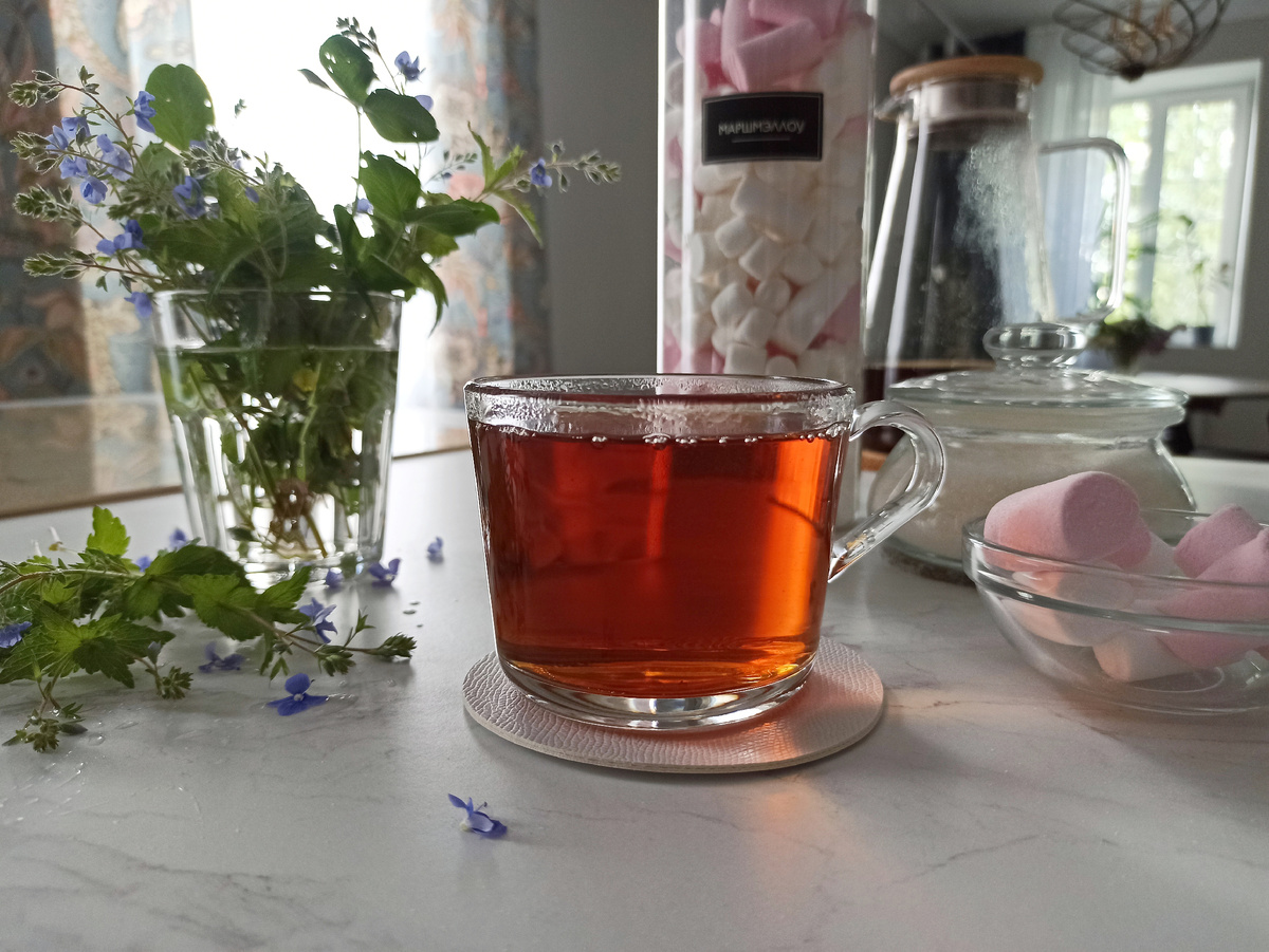 Теперь я могу пить чай и в своей студии!