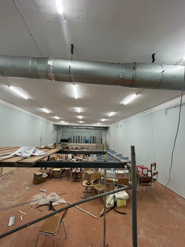    В лицее имени Шпагина идут масштабные ремонтные работы