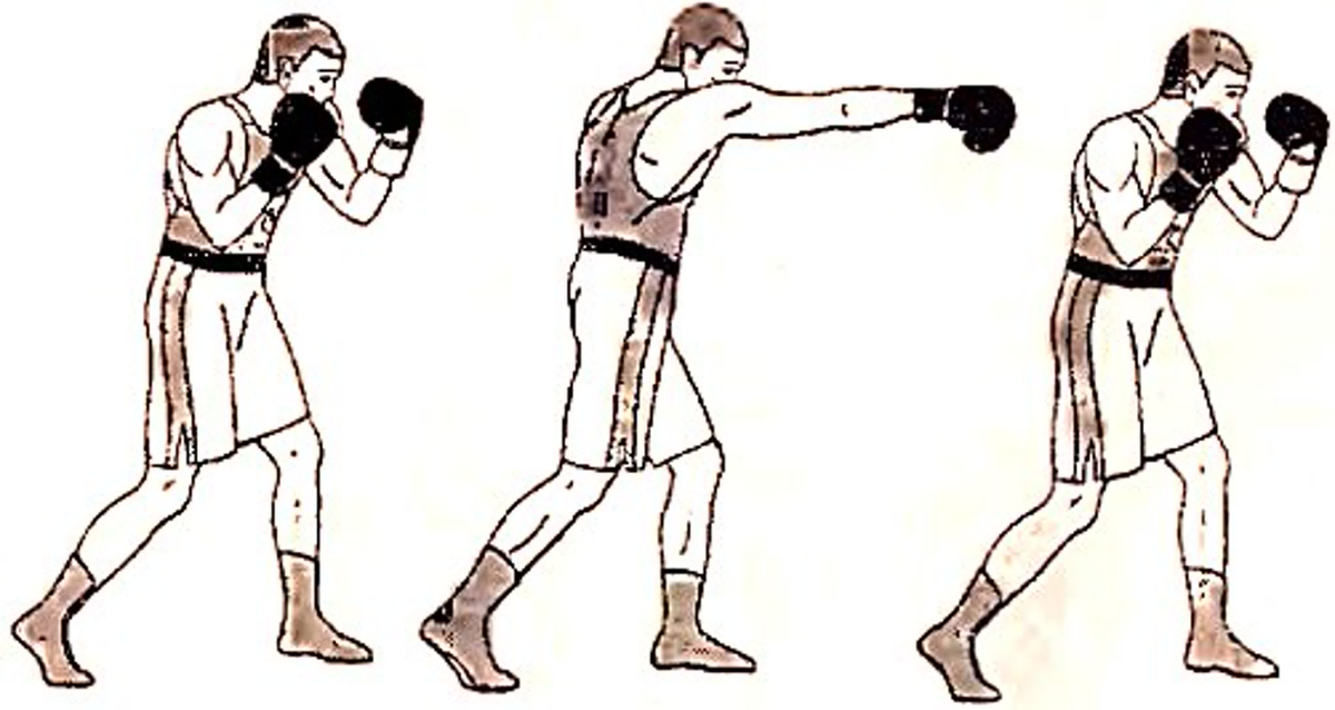 Один из самых простых, но при этом опасных и эффективных ударов — прямой с задней руки.