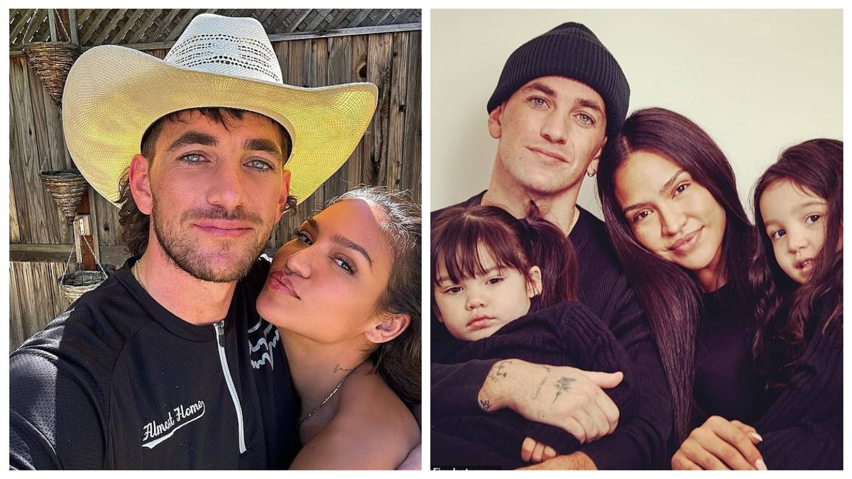 Кэсси Вентура с супругом и детьми