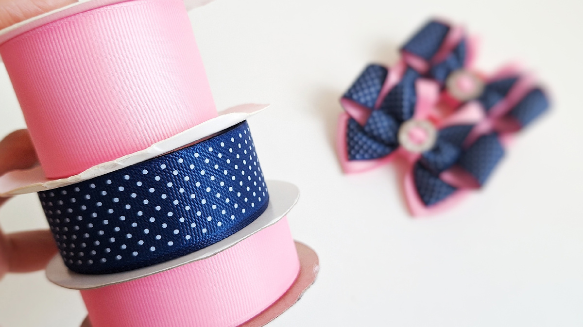 Бантики из  лент