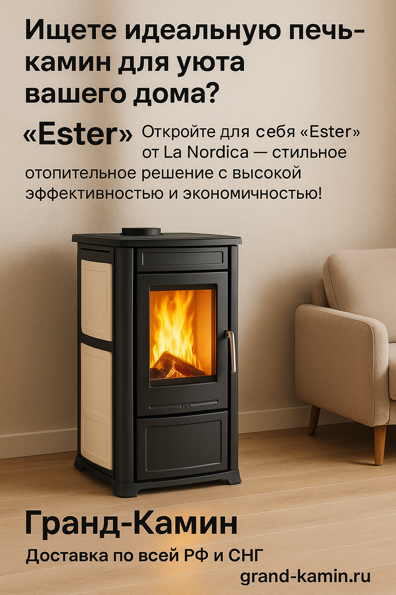    Как выбрать идеальную печь-камин «Ester» для вашего дома: секреты экономии, комфорта и стиля Kamin