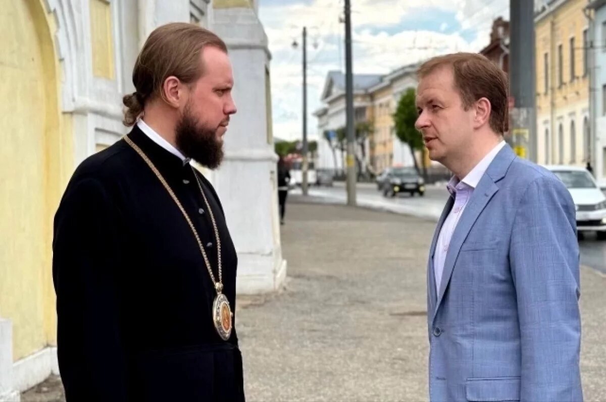    Депутат Говырин заручился поддержкой митрополита Никандра в партпроекте