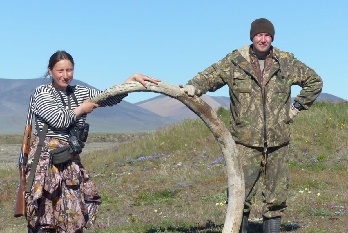 Денис Васильев и Ульяна Бабий на острове Врангеля. Кордон Сомнительная