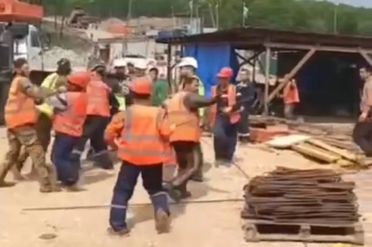    Автор видео кричал, что нельзя драться, но его никто не слушал