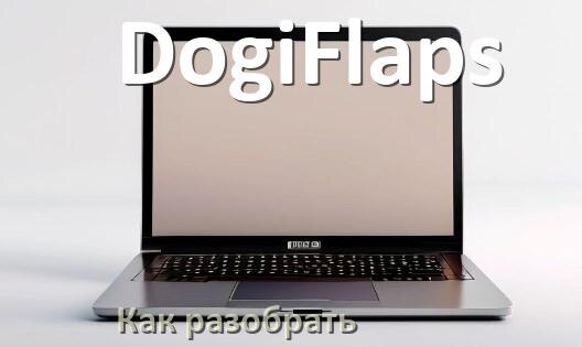 
Как разобрать ноутбук DogiFlaps и почистить самому