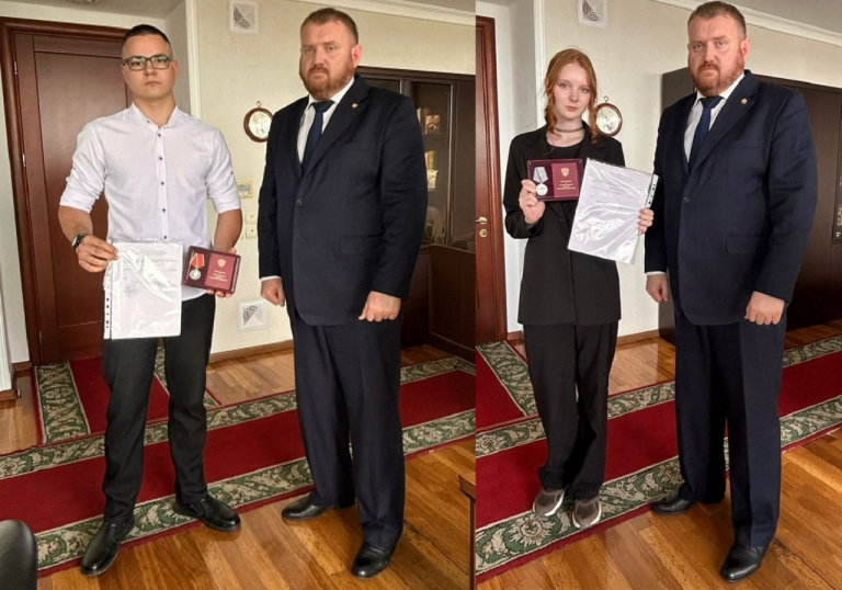    В Орске вручили награды родственникам погибших бойцов СВО Оренбуржье