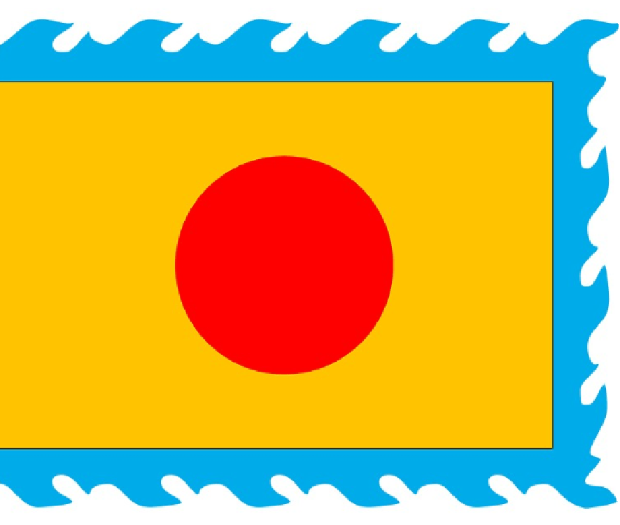 Исторический флаг династии Нгуен (правление 1802–1885). Источник: Википедия Династия Нгуен