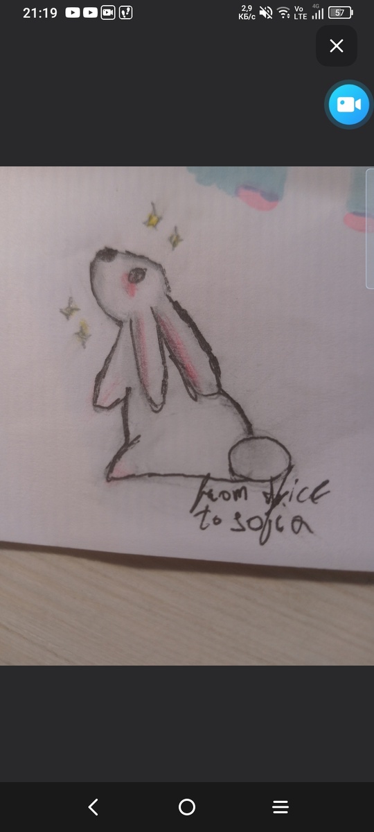 Милый зайка 😍