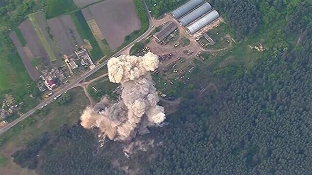    Удар по лагерю ВСУ в Сумской области / Источник: Кадр из видео