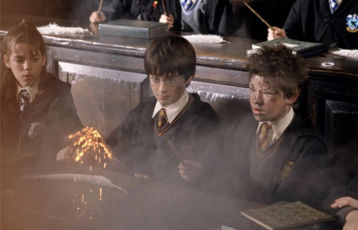 Кадр из фильма «Гарри Поттер и философский камень»