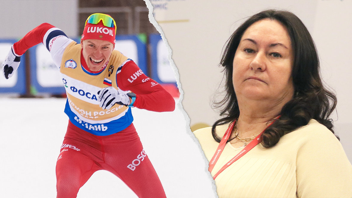    Александр Большунов и Елена Вяльбе. Global Look Press