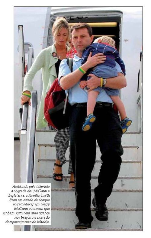 Супруги Макканн прибыли в Великобританию. Фото из книги Гонсало Амарала