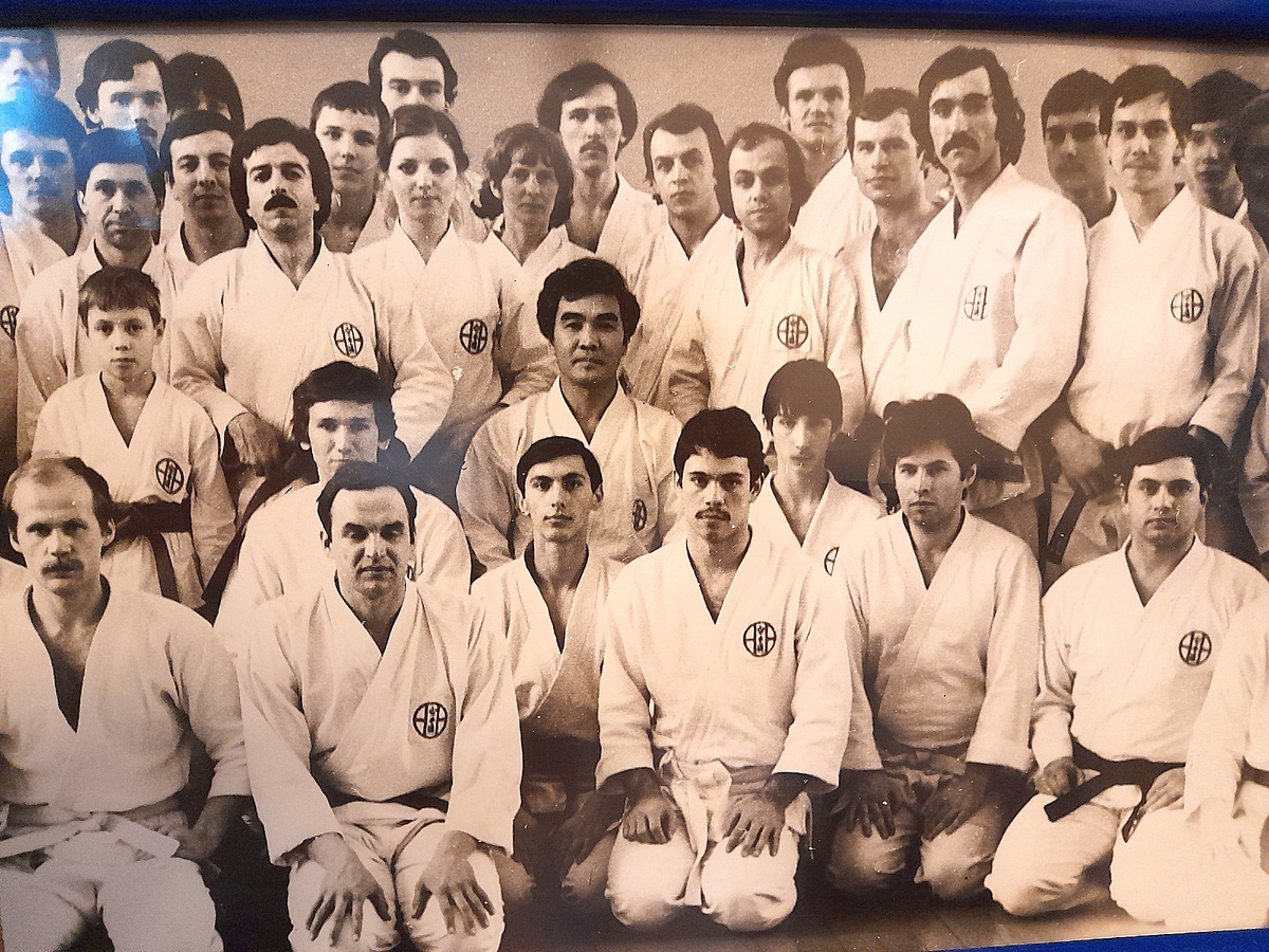 Секция каратэ Сито-рю, начало 80-х.