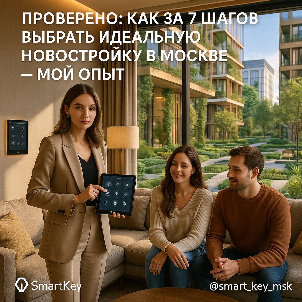    "Проверено: как за 7 шагов выбрать идеальную новостройку в Москве — мой опыт" Мария Ефимова