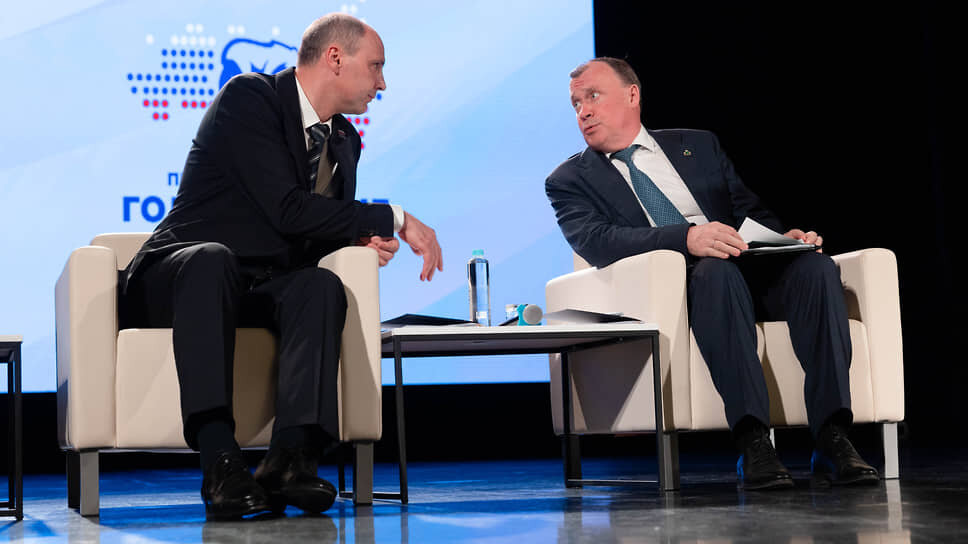 Денис Паслер и Алексей Орлов.📷Фото: Марина Молдавская / Коммерсантъ