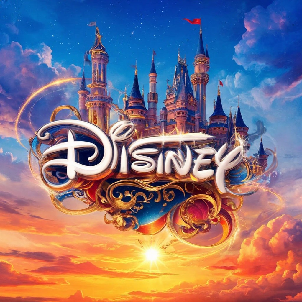 Логотип Диснея глазами нейросети