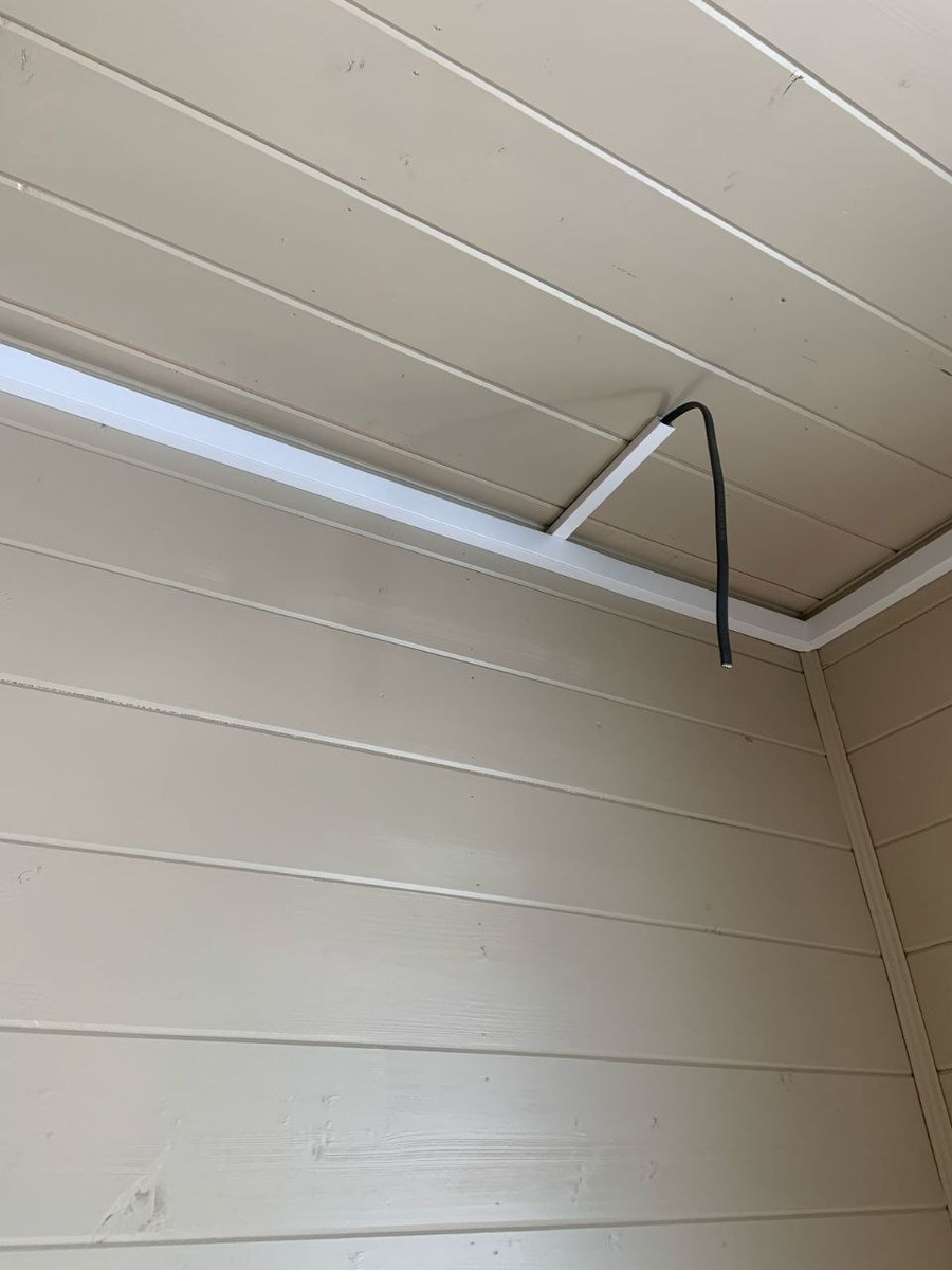 Вывож точки в кабель-каналах